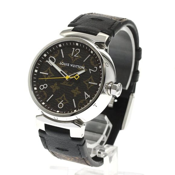 LOUIS VUITTON Tambour QA072Z Monogram Brown Dial Quartz Men's Watch_888586 - Picture 1 of 7